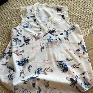 Floral tank top